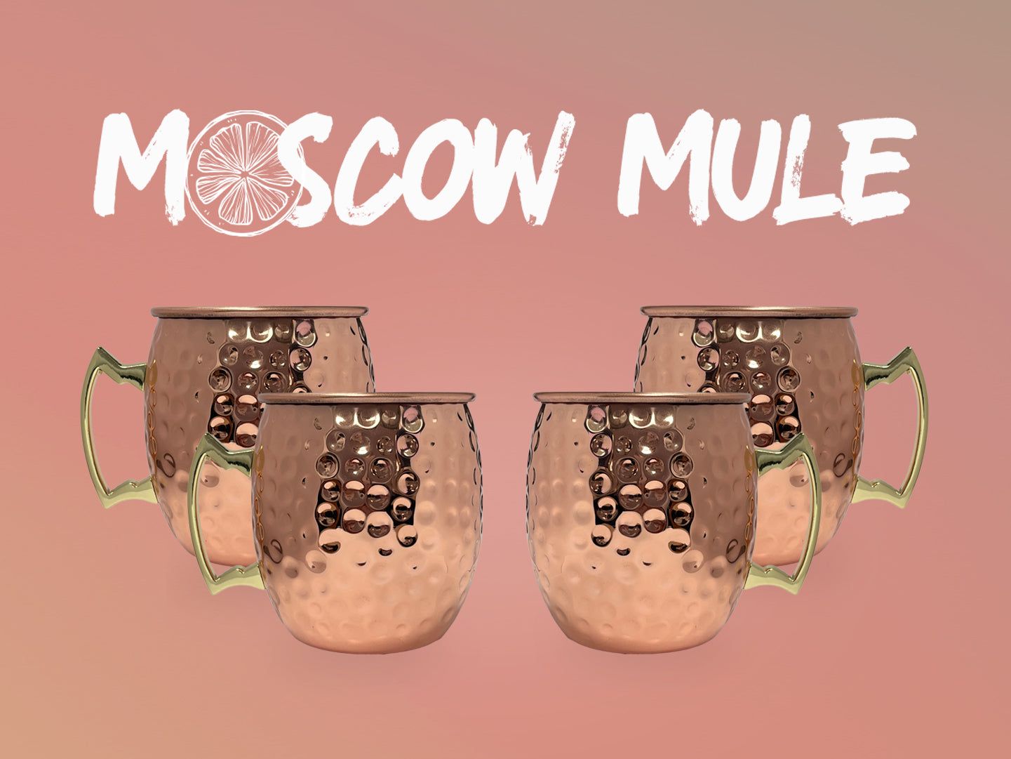 Moscow Mule - Juego de 4 Vasos