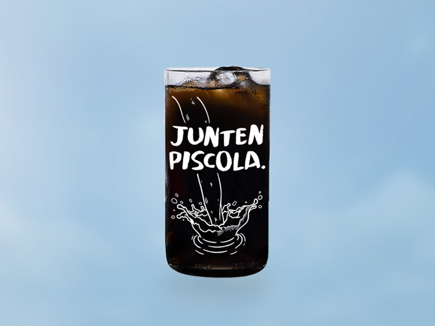 PISCOLÓN - Juego de 6 Vasos de Litro