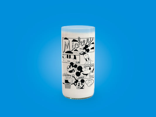 Vaso Oh Boy Mickey y Amigos Retro Color Transparente 500 ml