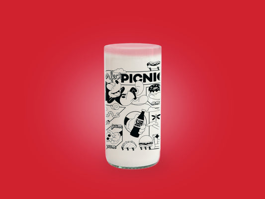 Vaso Picnic Mickey y Amigos Retro Color Transparente 500 ml