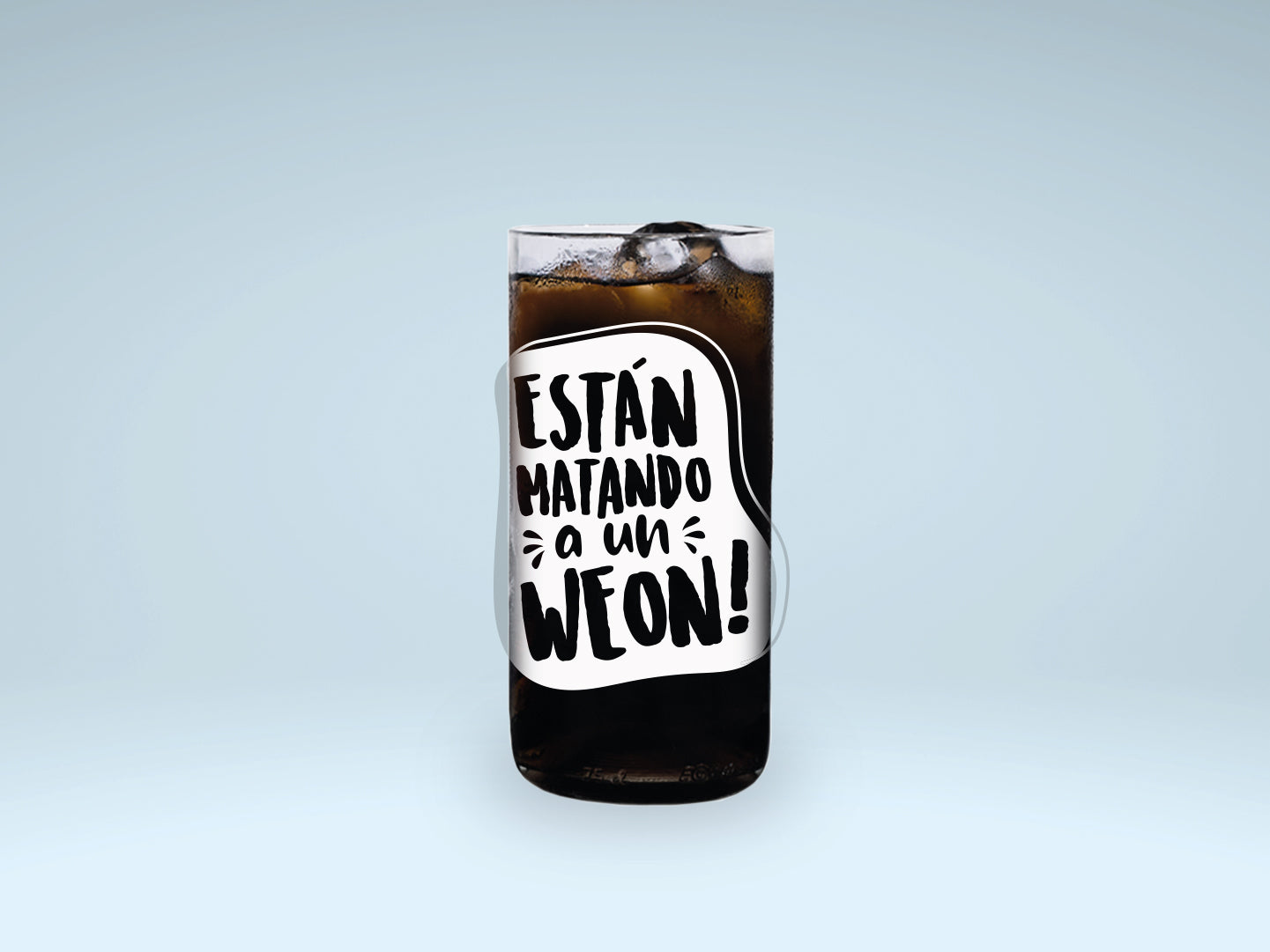 Vaso del video viral Están Matando a un hueon Felipe Avello color trans 500ml